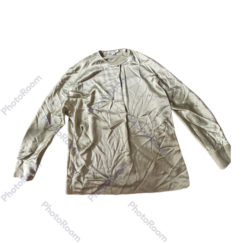 Vince 100% silk long sleeve blouse